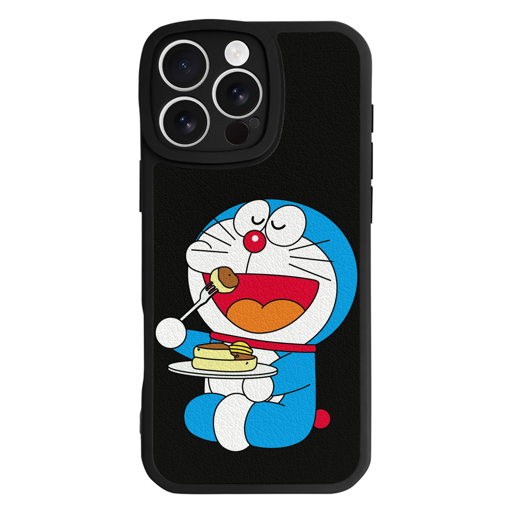 （画像用） ドラえもん Doraemon 【iPhone 16シリーズ対応】シリコンスマホケース（レザー調） 材質：シリコン